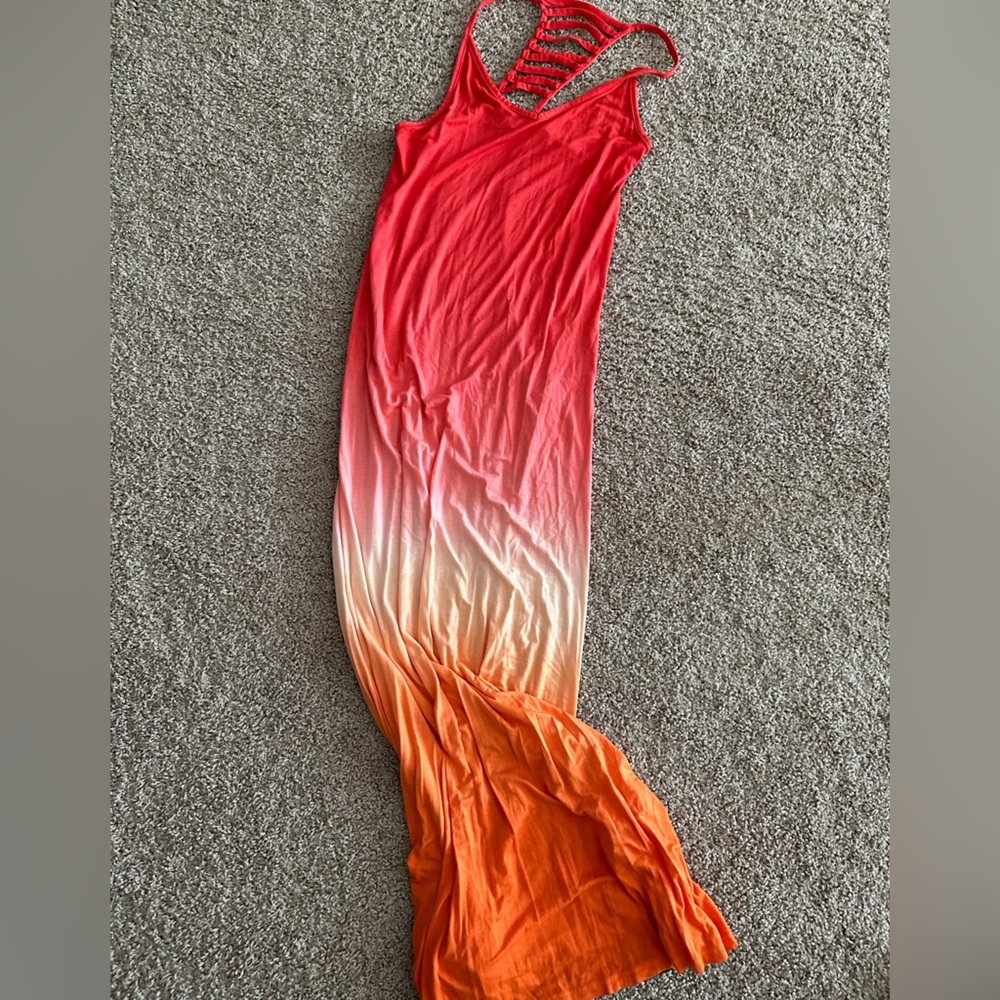 Ombré sun dress maxi dress
